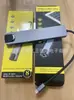 Estación de Acoplamiento Tipo-C Proyección de Pantalla HDMI Hub para Computadora Lector de Tarjetas USB-C Dock de Expansión Adaptador de Red RJ45