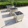 Tropa de Comedor de Jardín de Infancia Lavadero Fregadero para Trapeador Acero Inoxidable 304/202 Fregadero para Trapeador Escuela Otros Cerámicos
