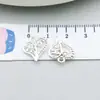 1 novo pingente de liga de prata brilhante letras série asas do amor pingente acessórios para pulseira colar DIY