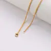 Corrente Twist Simples Transfronteiriça de 2mm Corrente Lisa Corrente da Clavícula Corrente de Metal Acessórios para Corrente de Suéter Feita à Mão DIY Joias