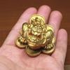 Atacado cobre sapo dourado recrutar arroz sapo dourado ornamentos de escritório decoração de casa bronze