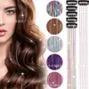 Lentejuela de alambre dorado láser para el cabello Amazon nuevo clip de alambre metálico europeo y americano para el cabello fiesta peluca