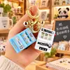 Máquina Frutera de Dibujos Animados Nueva y Creativa Oso Panda Puede Jugar Llavero Bolsa de Premios Linda Colgante de Joyería Regalo