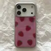 Sudeste Asiático Mais Vendido Ins Estilo Coreano Morango Tomate Capa de Celular iPhone 17 Apple 16 Capa Protetora de Epóxi