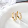 Pendientes de Zirconia de Lujo de Alta Gama Europeos y Americanos Transfronterizos para Mujer, Joyería de Estilo Ins de Diamante Completo al por Mayor