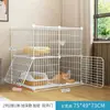Gaiola para gatos casa interna espaço super grande livre Villa para gatos gato filhote pequeno duas camadas sem vaso sanitário integrado