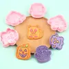 Cortadores de Galletas Serie Fiesta de Dulces Simulación 3D Múltiples Formas Corona Estrella Moño Cortadores de Dulces Cocina