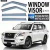 Adequado para Nissan Patrol Y63 Y62 Defletor de Chuva Visor de Chuva Nissan Patrol Visor de Janela