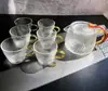 Mini Tetera de Vidrio Estilo Retro Pequeña Resistente a Altas Temperaturas con Filtro Infusor de Té Transparente Juego de Tetera Kung Fu