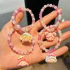 Pulseras de cuentas de colores estilo dopamina para niñas, Pulseras para niñas pequeñas, Joyería de princesa