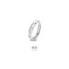 Anillo de pareja de plata tailandesa nuevo 2023, anillo de pareja de El Principito y Rosa, diseño de nicho, anillo de pareja para hombre y mujer, venta al por mayor