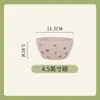Shun Xiang [Muelle Huaman] Vajilla de Cerámica Estilo Ins para el Hogar Chica Alto Valor de Color Platos juego Tazón para Sopa Tazón para Arroz