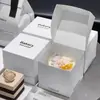 Celebridad de Internet Postre Sencillo Horneado Caja para Pastel Caja de Embalaje Bolso con Aislamiento Térmico No Tejido Bolsa para Llevar con Impresión de Logo