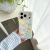 Design de floresta de outono multi-elemento em gradiente azul adequado para capa de celular iPhone 17 Pro Max, Apple 16 Pro/15