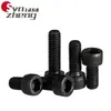 Parafuso Hexagonal Cabeça Chata Grau 12.9 Britânico Aço Carbono Preto Alta Resistência Rosca Grossa Parafuso Americano Rosca 1/4-20