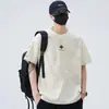 Camiseta de Manga Corta Versátil con Estampado Tie-Dye, Estilo Nuevo, de Moda para Hombre, Marca de Moda Europea, Ropa de Verano para Hombre
