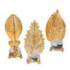 Ornamentos de Decoração para Casa Folha de Ginkgo Arte em Ferro Transfronteiriço, Artesanato em Metal de Nicho de Alto Nível para Mesa de Escritório Sala de Estar