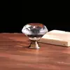 Manija de Cristal Perilla de Diamante de Vidrio Manija de Cajón Tocador Gabinete Ferretería Manija de Puerta de Armario Manija Venta Directa de Fábrica Mayoreo