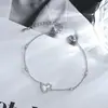 Pulsera de calabaza de nácar natural de lujo ligero, nueva y de moda, para mujer, microincrustada con circonita, súper brillante, joyería elegante y con estilo al por mayor