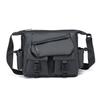 Nueva Bolsa Cruzada Versátil para Hombre de Moda con Textura de Cuero, Bolso de Hombro Simple, Estilo Workwear, Bolso para Hombre de Gran Capacidad para Viajes
