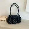 Bolso de mano de lunares estilo coreano, relajado y elegante, un nuevo diseño 2026, perfecto para el trabajo, los desplazamientos y los viajes.