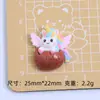 Unicórnio de Desenho Animado Fofo Acessórios para Joias DIY Cola de Creme Resina Peças Pequenas Fivela de Sapato Clog Kit de Material Atacado