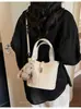Bolsos Retro Transfronterizos, Bolsos Coreanos Sencillos de Nicho, Bolsos Cruzados, Bolsos Tipo Cubo para Mujer, Bolsos de Hombro Versátiles