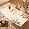 Nuevo mantel de mesa estilo chino, impermeable, a prueba de aceite, lavable, resistente al calor, mantel, lujo ligero, mantel de mesa de comedor de alta gama, protector de escritorio de mesa de café