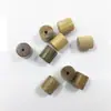 Cuentas Sueltas de Palosanto Hoja Pequeña y Sándalo Dorado para Manualidades, Cuentas de Oración de Madera, Accesorios para Pulseras de 108 Cuentas, Cuentas Espaciadoras para DIY
