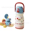 Paraíso Canino Termo Cerámico de Escritorio Taza de Agua para Oficina de Mujer Termo de Acero Inoxidable con Spray Regalo para Estudiantes Taza de Agua