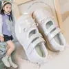 Tenis para Niñas 2026 Nuevos Primavera y Otoño Malla Transpirable Suela Suave Velcro Zapatos de Princesa Zapatos Casuales para Niños