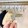 Pinza para Secar Ropa de Acero Inoxidable Hogareño Plástico Sumergido Gancho sin Costuras Almacenamiento de Calcetines Ropa Interior Pinza Antideslizante para Secado en Múltiples Escenas