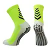 Calcetines deportivos para hombre hasta la pantorrilla transfronterizos, calcetines para correr, silicona antideslizante, planta de toalla engrosada, resistentes al desgaste y absorbentes del sudor