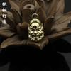 Colgante de Cobre Llavero Zhong Kui Llavero de Cobre Llavero de Cobre Estilo Chino Colgante de Cobre Botón Maestro Zhong Kui