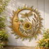 Produto novo mais vendido na Amazon em todo o mundo: Decoração de parede solar, pingente de artesanato em ferro, em estoque para entrega rápida