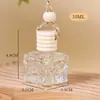 Frasco de Perfume com Tampa de Madeira, Frasco Vazio, Frasco Vazio de Vidro para Reabastecimento de Óleo Essencial de Perfume de Alta Qualidade, Frasco de Perfume para Pendurar no Interior do Carro, Feito Sob Medida