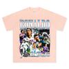 Sudadera con capucha y cuello redondo de algodón grueso con estampado vintage C Luo de fútbol transfronterizo estadounidense