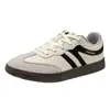 Sapatos Masculinos de Bico Largo Transfronteiriços Sapatos de Treino Alemães Retrô Sapatos da Moda Leves para Casal Versáteis Casuais Sapatos de Skate Superfície de Couro Sapatos Esportivos