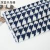 Tejido de Felpa de Cordero Engrosado Forro Cálido Felpa de Muñeco Terciopelo Jacquard con Textura Felpa Plush Tejido para Ropa Ramo Hecho a Mano