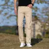 Pantalones Casuales para Hombre Primavera/Verano 2026, Algodón Puro, Elásticos, Pierna Recta, Holgados, Transpirables, Suaves, Pantalones Extra Largos