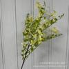 Flor de imitación individual Qilixiang Manshanhong, flor falsa de múltiples cabezas, fila de flores de hotel para bodas, flores decorativas, flores de seda, fábrica al por mayor