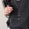 Cadena de Suéter de Diseño de Nicho 2025 para Mujer, Collar Largo con Colgante de Audífono Vintage, Accesorio de Estilo Minimalista de Alta Gama
