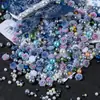 Flores Artificiais de Rosa Mista Abs Não Poroso Pérola de Imitação Contas Soltas Acessórios para Joias DIY Presilhas de Cabelo Feitas à Mão Materiais para Nail Art