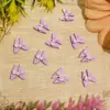 Mariposa dulce de dibujos animados, lazo, mariposa linda, piezas de accesorios DIY para fundas de teléfono, pinzas para el pelo, sombreros y bufandas