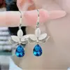 Brincos Versáteis Frescos e Compactos Estilo Coreano para o Dia a Dia, Brincos de Luxo Leve Românticos e Elegantes Estilo Francês, Popularidade na Internet, Venda Quente