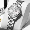 Reloj de Cuarzo de Moda para Mujer con Calendario Dual, Incrustaciones de Diamantes, Luminoso, Resistente al Agua, Exportación a Tiktok Dropshipping, Reloj Sencillo, Reloj de Pulsera de Lujo Ligero