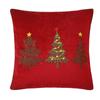 Nuevo y Caliente Serie Navideña de Amazon Funda de Almohada Bordada Árbol de Navidad Cojín para Sofá Almohada para el Hogar