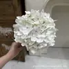 Simulação de jardim Monet branco, material para flores de auditório de casamento, plantio de flores de casamento, arte de flores Mori, chumbo de estrada, flores decorativas