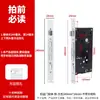 Cuerpo de Cerradura de Huella Dactilar para Puerta Antirrobo Acero Inoxidable Cerradura Inteligente para Puerta Llave Mecánica Doméstica Desbloqueo Cerradura de Contraseña Universal Especial