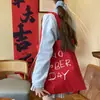 Bolsa de Lona para Mujer 2025 Nuevo Estilo Bolsa de Gran Capacidad Casual Versátil Estilo Coreano Ins Bolso Tote de Lona para Hombro